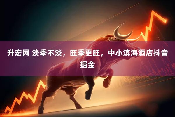 升宏网 淡季不淡，旺季更旺，中小滨海酒店抖音掘金