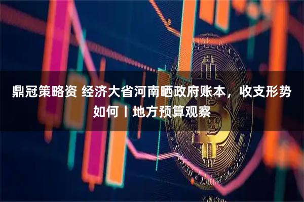 鼎冠策略资 经济大省河南晒政府账本，收支形势如何丨地方预算观察