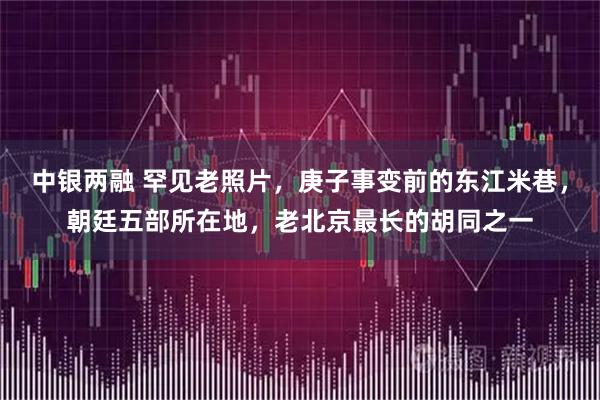 中银两融 罕见老照片,庚子事变前的东江米巷,朝廷五部所在地,老北京最长的胡同之一